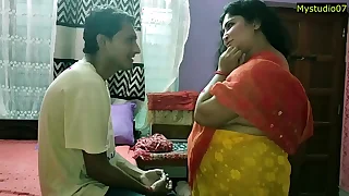 Indian Hot Bhabhi XXX sex with Innocent Boy&excl; With Clear Audio