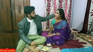 18yrs Indian student having sex with Biology madam&excl; Indian web series sex with clear hindi audio